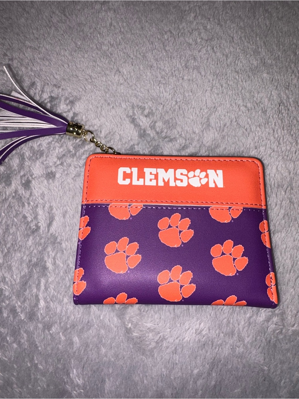 CLEMSON TIGERS FOOTBALL TEAM WALLET CLEMSON, SOUTH CAROLINA NEW WITHOUT TAG